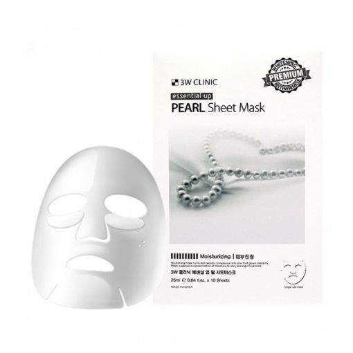 Picture of 3W Clinic Essential Up Pearl Sheet Mask (25ml)