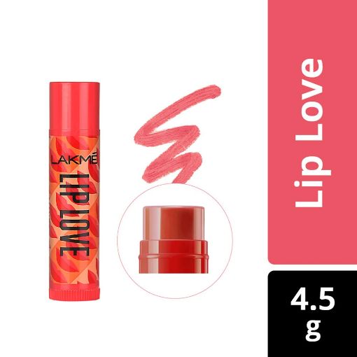 Picture of Lakme Lip Love Chapstick Apricot SPF 15 4.5gm