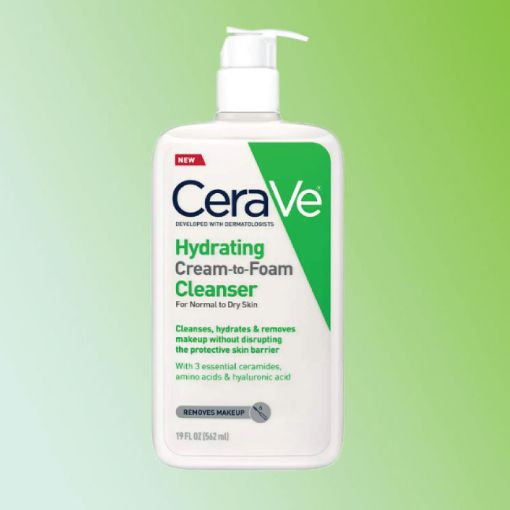 Picture of Cerave Hydrating Cream To Foam Cleanser (normal-to-dry skin) 473ml