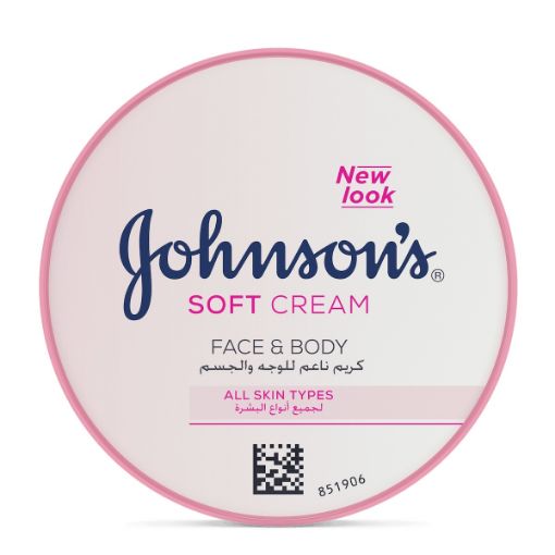 Picture of Johnson's 24-hour Moisture Soft Cream, Face & Body 200ml