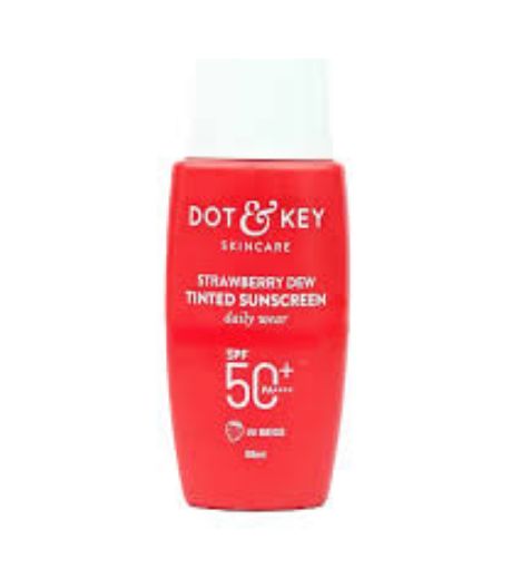 Dot and Key Strawberry Dew Tinted Sunscreen SPF 50+ PA++++ (01 Porcelain) (50ml)