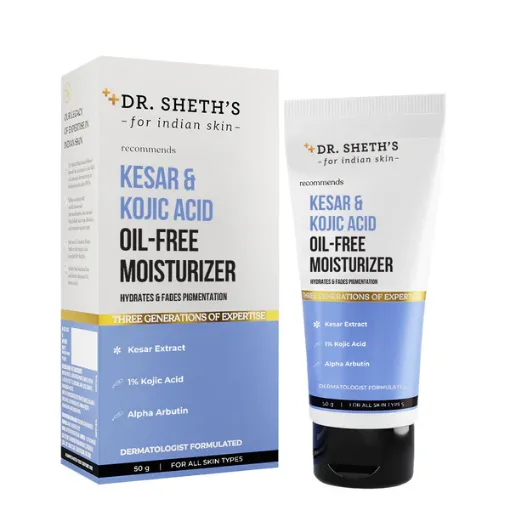 Dr. Sheth’s Kesar & Kojic Acid Oil-Free Moisturizer 50g