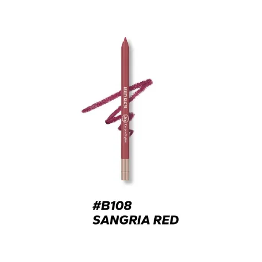 Beauty Glazed Waterproof & Long Lasting Lip Liner - Sangria Red B108