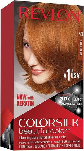 Revlon ColorSilk Beautiful 3D Hair Color-53 Light Auburn
