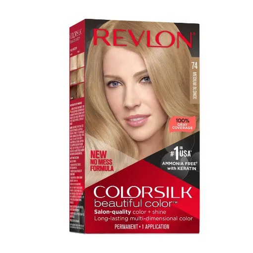 Revlon Colorsilk Beautiful Hair Color - 74 Medium Blonde